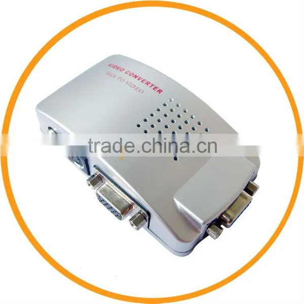 RCA Composite S - Video to VGA Converter Box for PC Laptop From Dailyetech
