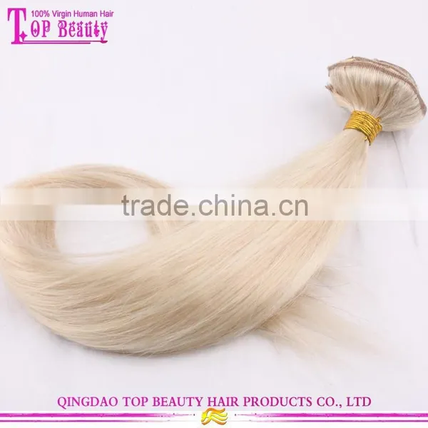 Wholesale Best Feedback 24 Inch Clip in Human Hair Extensions Double Weft Clip in Human Hair Extensions for White Women photo-5
