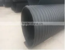 China Manufacturer DN1000 HDPE Steel Belt Reinforced Corrugated Pipes photo-2