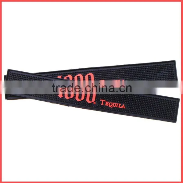 Brand Logo Customized Soft Rubber PVC Bar Mat photo-3