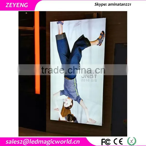 Modern Style Led Advertising Frameless Mobile Store Display Diy Frontlit Fabric Banner photo-5