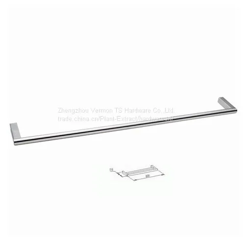 Stainless Steel Material Bathroom Double Towel Bar photo-5