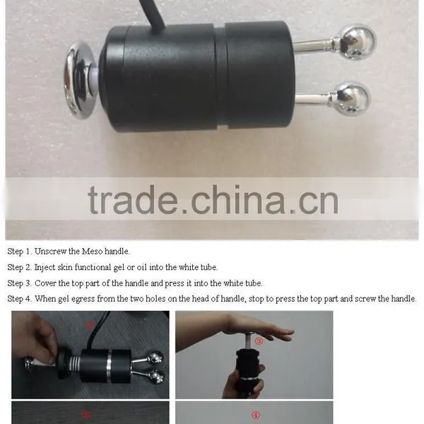 2015 Portable Electroporation No-needle Mesotherapy & Photon Therapy Skin Tightening Device - Skin V7 photo-4