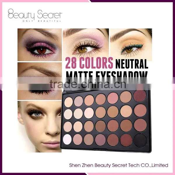 Private Logo Makeup Cosmetics 28 Color Matte Palette Make up Eye Shadow Palette 28 Colors photo-3