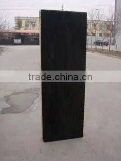 High Efficiency and Corrugated Cellulose Black Coating Cooling Pad