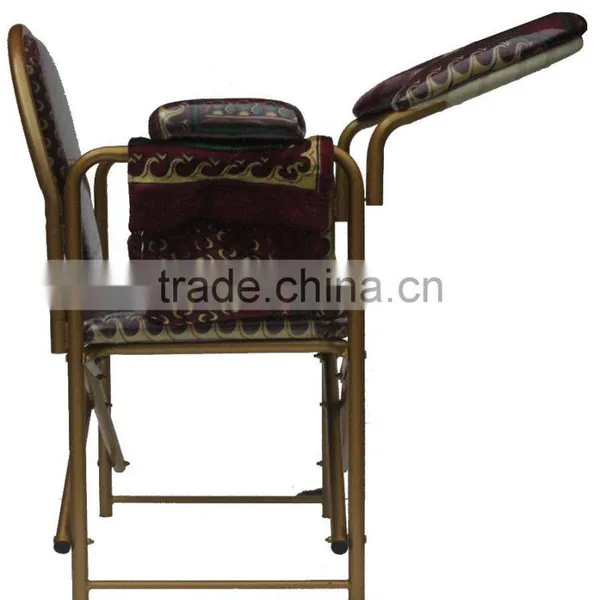 Folding & Knocked Down Muslim Prayer Chair for Elder - With Prayer Pad & Koran Pocket photo-3