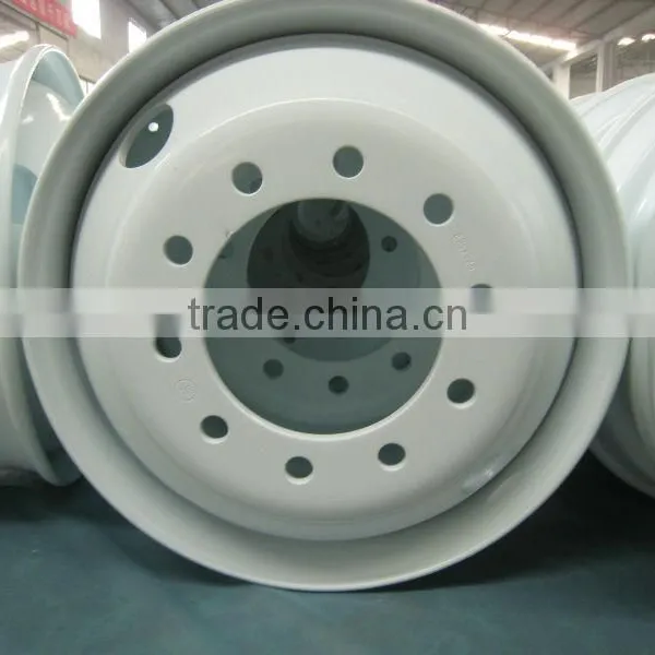 17.5 Steel Truck Wheel Rims / Lock Ring 19.5x6.75 19.5x7.50 photo-6