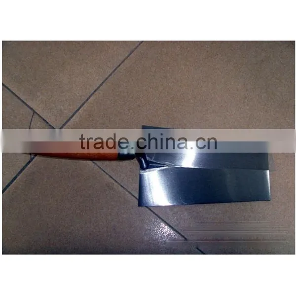 SQUARE SHAPE Forged Bricklaying Trowel With Wooden or Plastic Handle