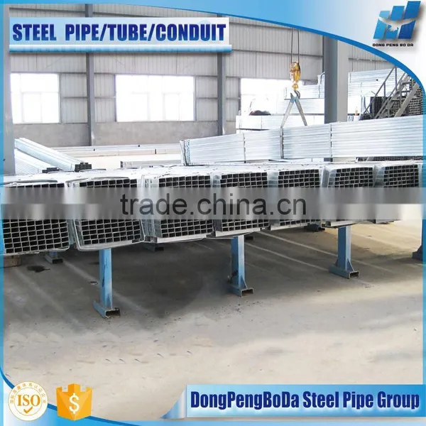 Erw 50x50x1.2mm Pre Galvanized Welded Steel Pipe /tube photo-2