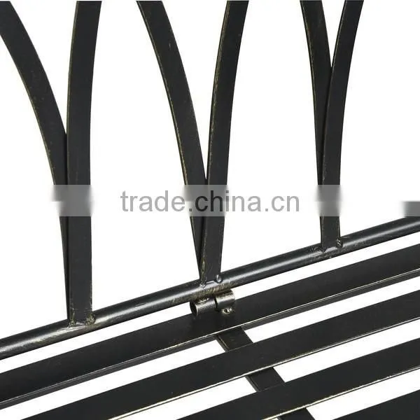 Top Selling Antique Brown Iron Garden Bench photo-3