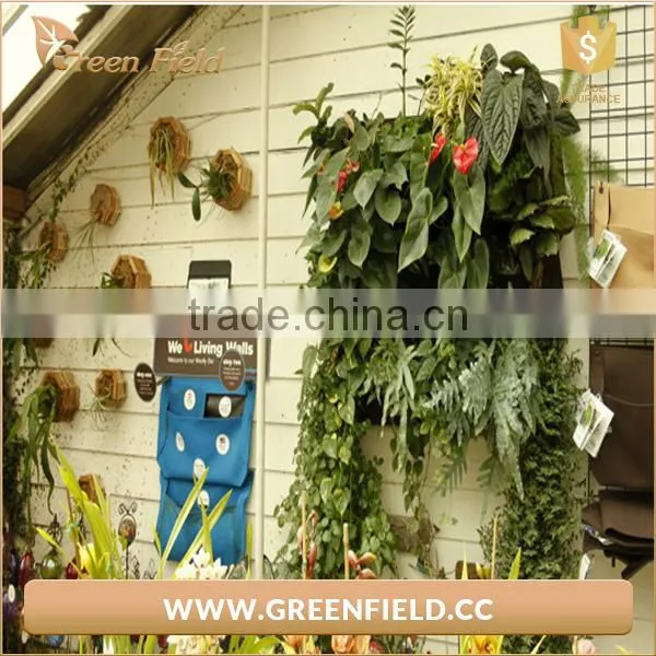 Vertical Wall Garden Planter Recycled Materials Balcony Plant Grow Bag, Black photo-6