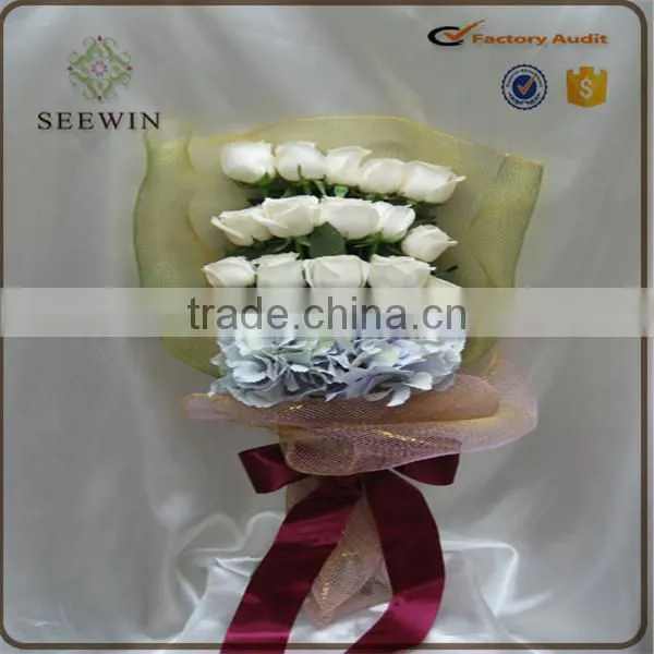 Flower Packing pp Mesh /China Factory Supply Flower Material PP Wrapping Mesh photo-2