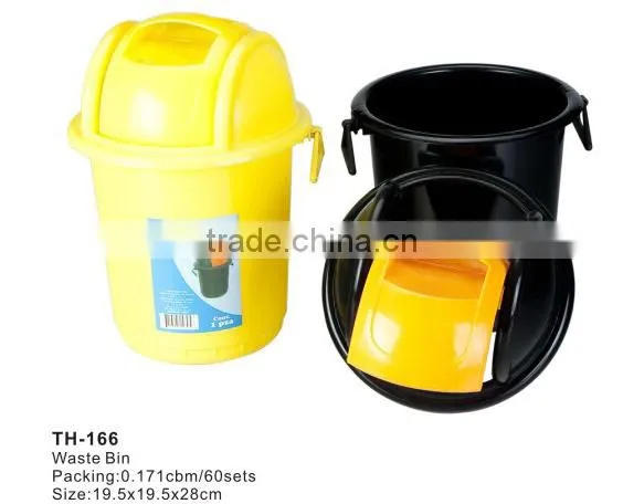 Hot Sale Plastic Garbage Can Waste Bin With Lid photo-2