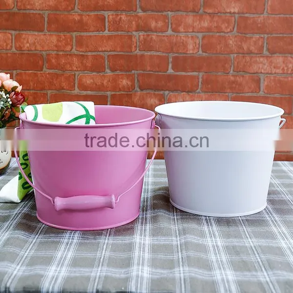 Promotional Tin Ice Bucket, Customized Metal Ice Buckets, Galvanized Iron Ice Buckets photo-3