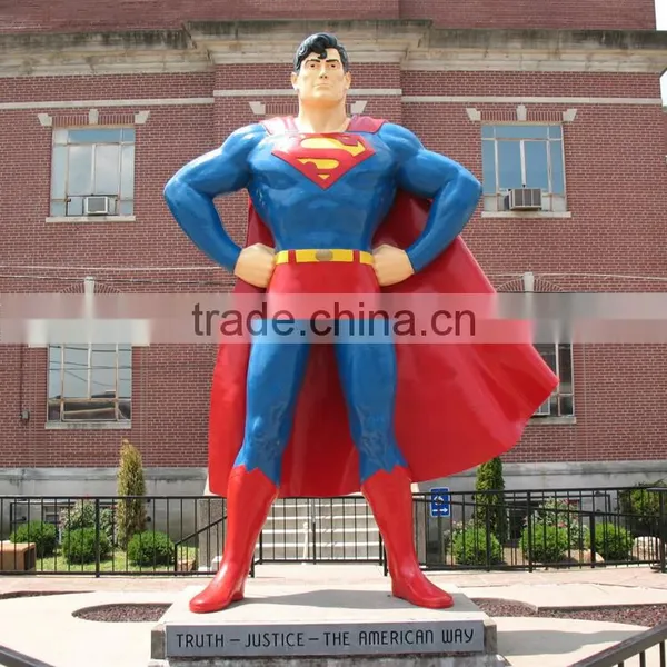 High Quality Outdoor Life Size Superman Statue photo-2