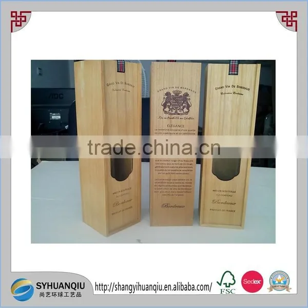 Beverage Industrial Use and Wood Material Wine Box photo-4