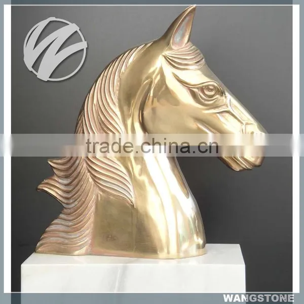 Horse Head Metal Sculpture photo-3