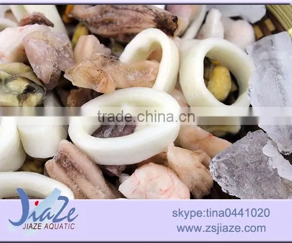 IQF Frozen Seafood Mix (mussel Meat,squid Ring, Octopus Cut,surimi)