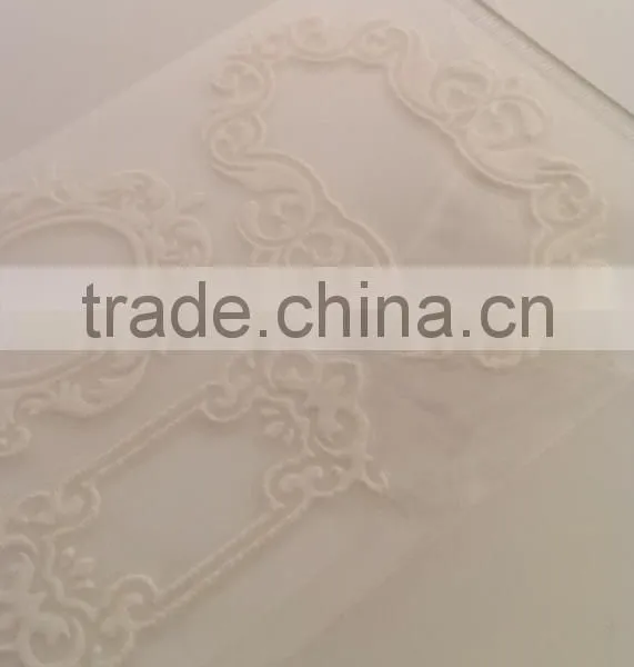 Hot Sale Glitter Lace Fram Sticker, Elegant Decorative Shinny Glitter Sticker, Classic Lace Sticker photo-2