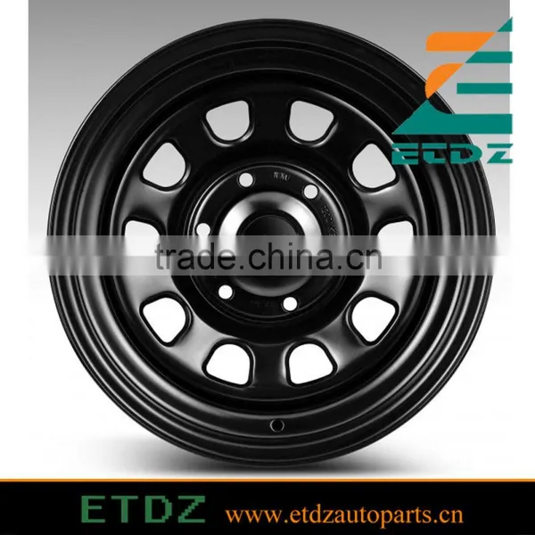 15x8 D Hole D Window Steel Wheels for 4x4, SUV & Trailers photo-3