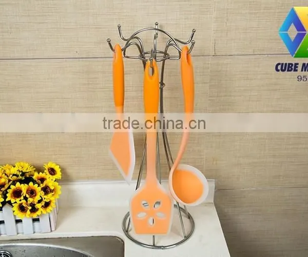 Girls Cooking Sets Silicone Kitchen Utensil Set,chinese Cooking Tools for Non-stick Pan photo-2