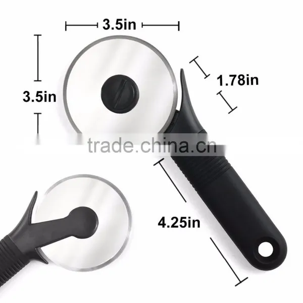 Pizza Cutter Wheel and Slicer With Silicone Handle photo-3
