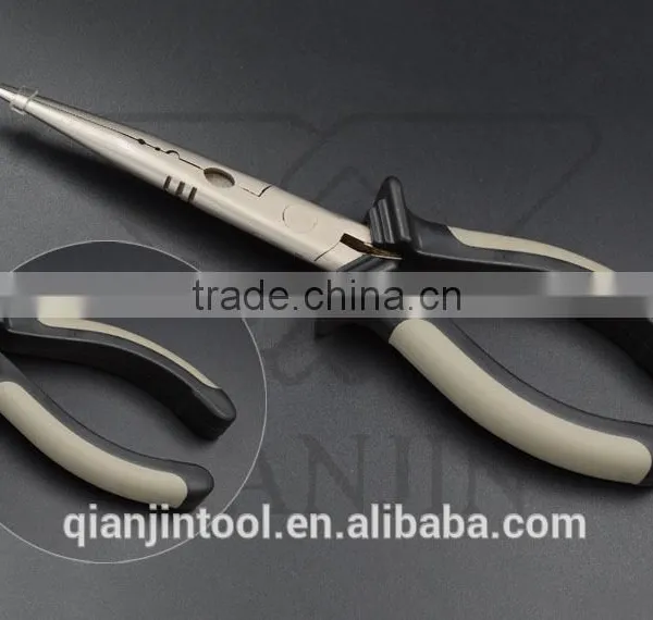 QJF-J36 Wholesale Stainless Steel Fishing Plier ,double Color Fishing Plier With Rubber Handle photo-3