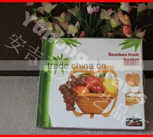 Chinese Fruit Bamboo Basket for Sale photo-3