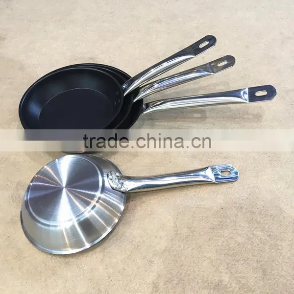 Factory Wholesale Custom Stainless Steel Non Stick Non-stick Oild Free Frying Pan for Pancake photo-5