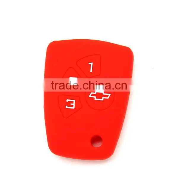 Custom Silicone Car Key Protector for Chevrolet Car Key Cover photo-4