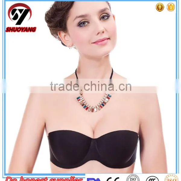2017 New Style Blue Gym Bra Crossover Straps Back Mature Hot Sexy Women Sport Bra photo-5