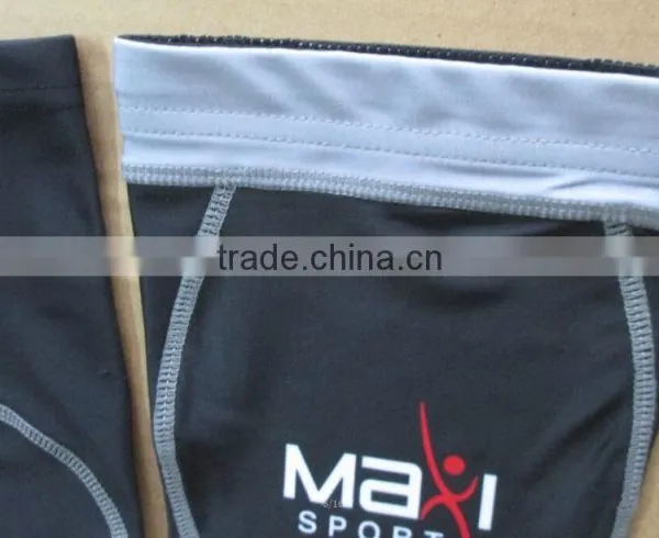 Kroad Compression Calf/Leg Sleeves With OEM, Silicon Gripper on Top, Flat Lock Stitching Seam photo-3