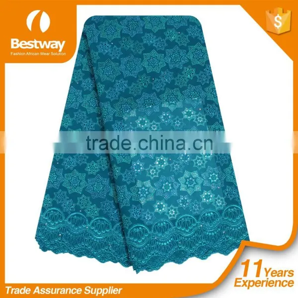 100% Cotton Swiss Voile Laces Fabric SL0409-8 photo-4