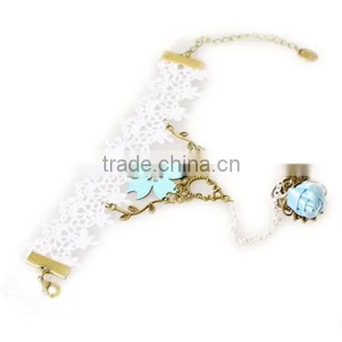 American Export Handcraft Lace Set Jewelry Bride Dancing Party Bracelet Set Wholesale photo-3
