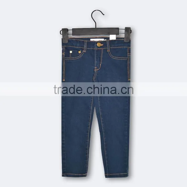 Baby Girl Red Lips Embroidery Jeans Trousers.