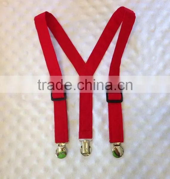 Baby Solid Suspender Children's Suspender Belt Clip-on Elastic Suspender