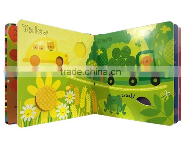 Children Touching and Feeling Book 4C/4C Card Book Customizable Education Book photo-2