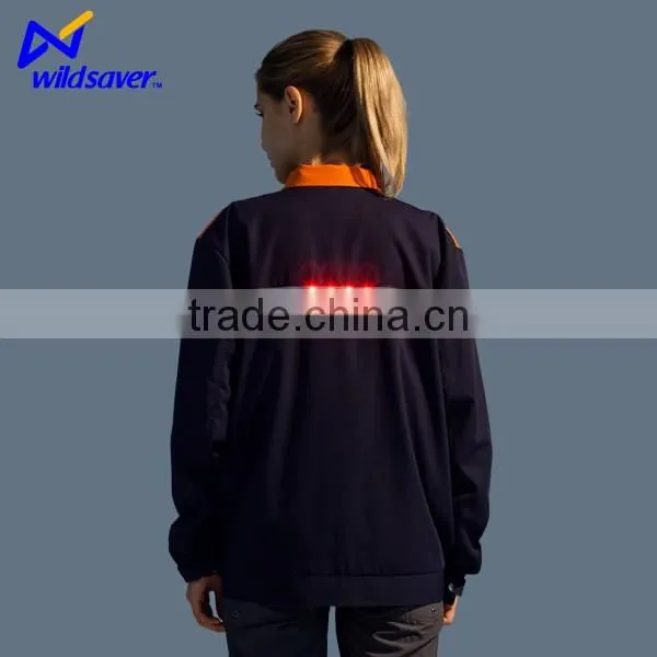 LED Flashing Safety Build Coal Mine Oil Field Navy Blue Work Wear photo-3