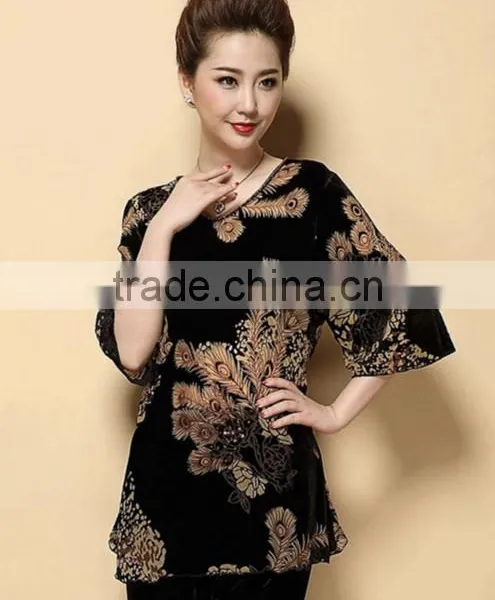 Short-sleeved T-shirt Ice Silk Cotton Explosion Clearance T Shirt Mother Installed photo-6