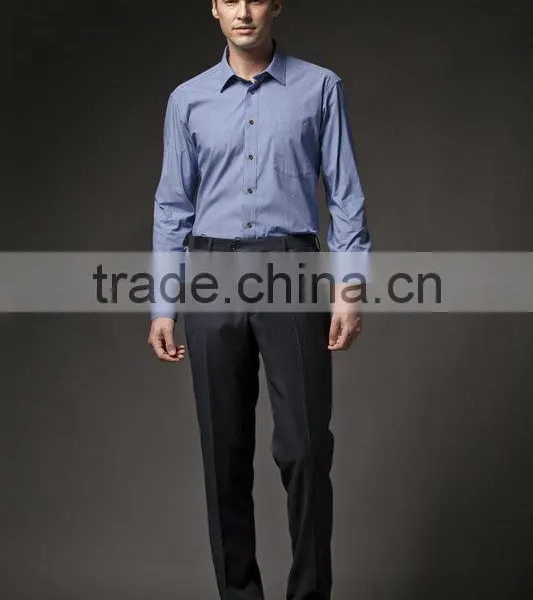 Men's New Fashion Formal Stripe Dress Shirts photo-4
