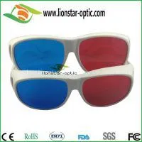 Eco-friendly Style Factory Price Cinema Red Cyan 3d Glasses for Promotion photo-2