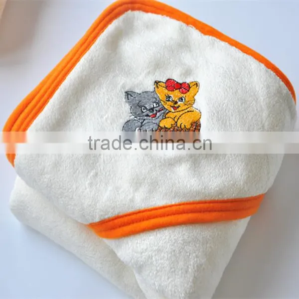 100% Bamboo Baby Hooded Bath Towel Blanket photo-4