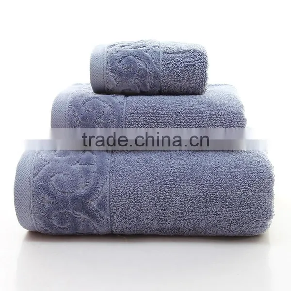Hot Selling 100% Cotton Lime Green Bath Towel Set photo-5