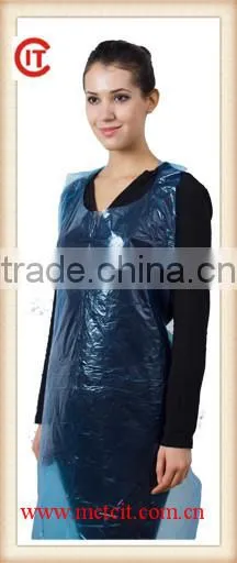 Medical Promotion Disposable PE Plastic Hospital Medical Apron,dental Supply Apron,Waterproof PE Kitchen Apron photo-4
