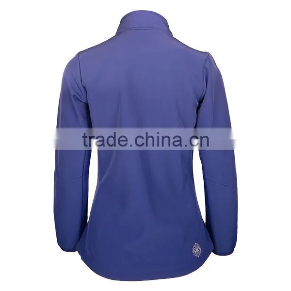 100% Polyester Softshell Jacket Fleece Bound Embroidery Waterproof Breathable Jacket Overcoat photo-4