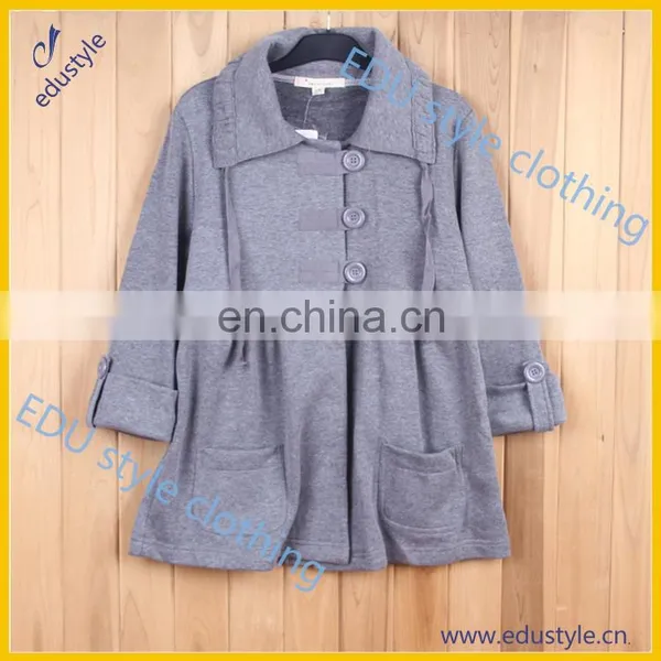 2017 New Style Plain Women Coat for Sale photo-3