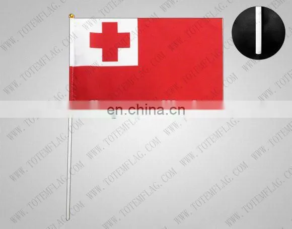 Custom Made OEM Sports Football Polyester Hand Held Flag of European Cup,World Cup photo-3