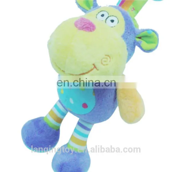 Plush Animal Toys Stuffed Small Monkey Keychain photo-5