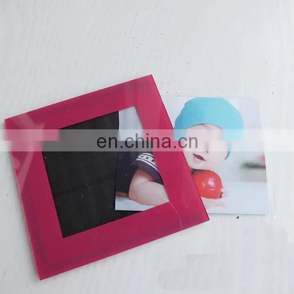 Plexiglass Magnetic Photo Frame/Fridge Magnet Photo Frame photo-2
