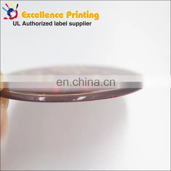 New Custom Self Adhesive 3d Make Epoxy Resin Sticker photo-3